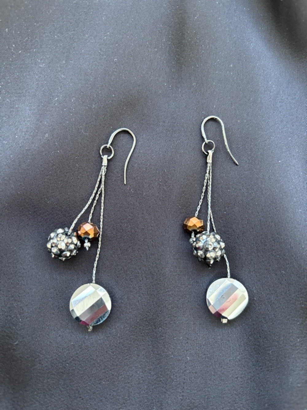 Anthropologie Sparkling Drop Earrings